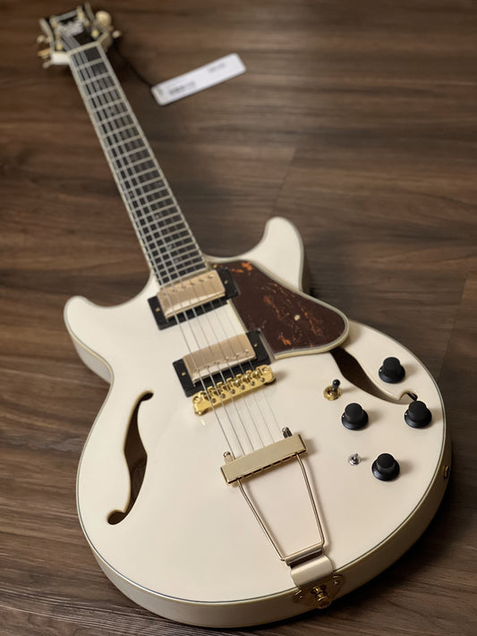 Ibanez AMH90-IV Electric Guitar in Ivory