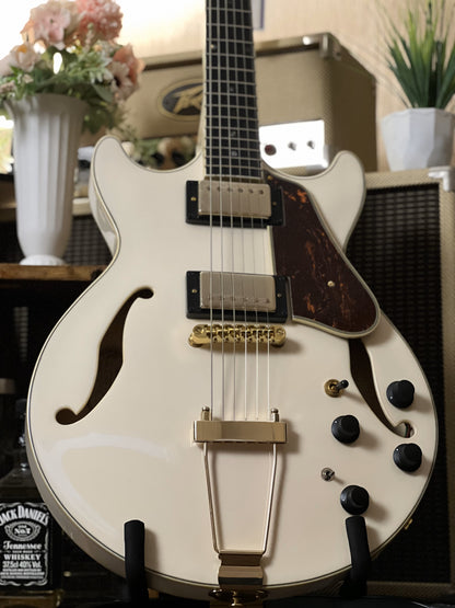 Ibanez AMH90-IV Electric Guitar in Ivory