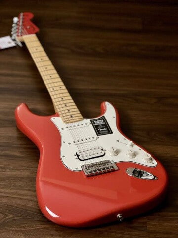 Fender Player HSS Stratocaster with Maple FB in Fiesta Red with Matching Headstock