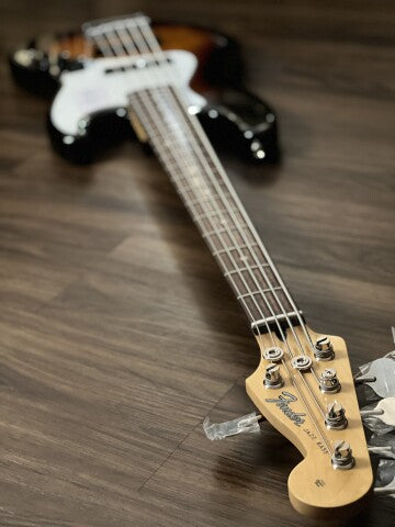 Fender Japan Hybrid II Jazz Bass V Guitar with RW FB in 3-Color Sunburst