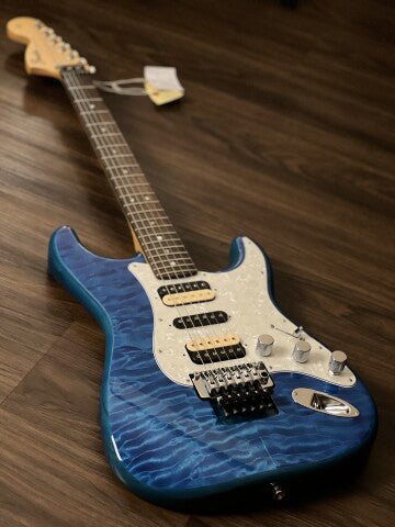 Fender Michiya Haruhata Stratocaster with RW FB in Caribbean Blue Tran –  nafiriguitar.com