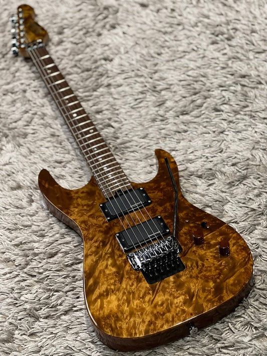 Soloking JSN-1100 FR in Coffee Brown Gloss with Floyd Rose and Seymour Duncan Pickups