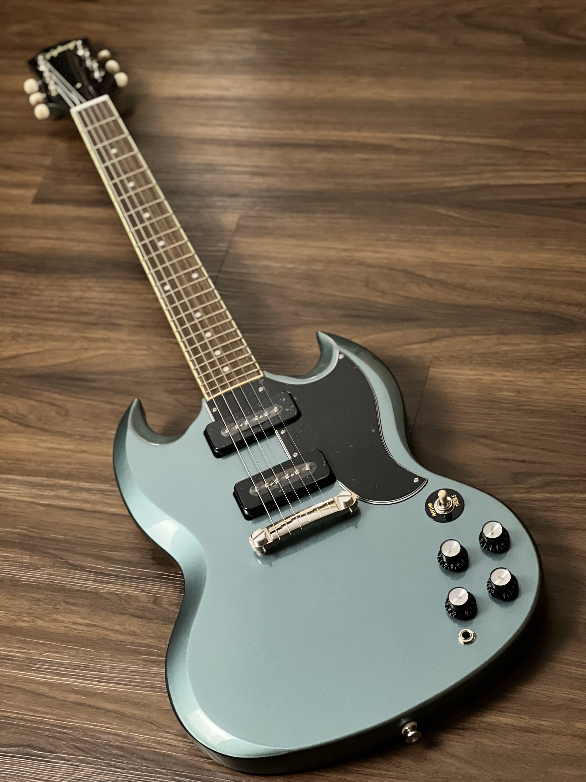 Epiphone SG Special P-90 In Faded Pelham Blue – nafiriguitar.com 