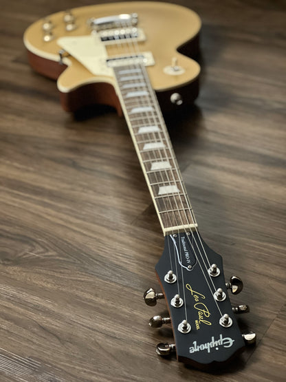 Epiphone Les Paul Traditional Pro IV in Worn Metallic Gold