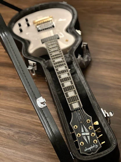 Epiphone Matt Heafy Les Paul Custom Origins 7-String in Bone White (Incl. Hard Case)