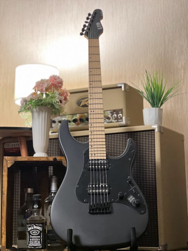 ESP LTD SN-200 HT Hard Tail in Charcoal Metallic Satin