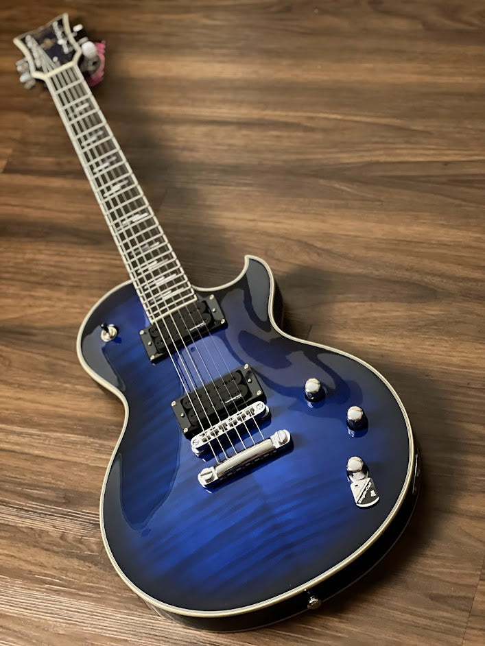 Schecter Solo-II Supreme STBB - See Thru Blue Burst