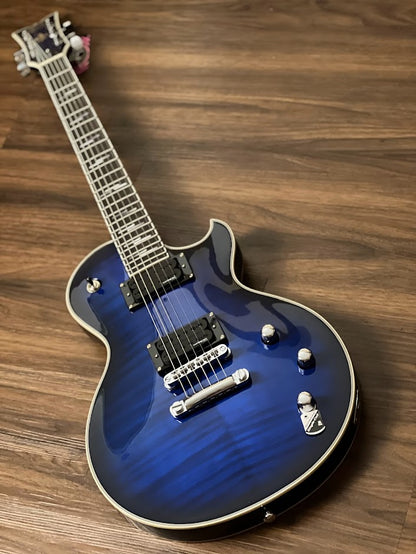 Schecter Solo-II Supreme STBB - See Thru Blue Burst