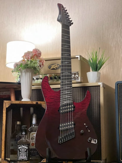 Schecter Reaper 7 Elite MS BB - Blood Burst