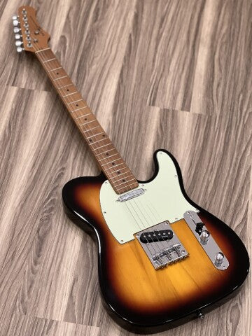 SQOE SETL300 Roasted Maple Series in Three Color Sunburst