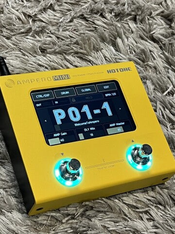 hotone mini pedals Hotone MP-50 Ampero Mini Multieffects Pedal w/ 9V Adapter – nafiriguitar.com