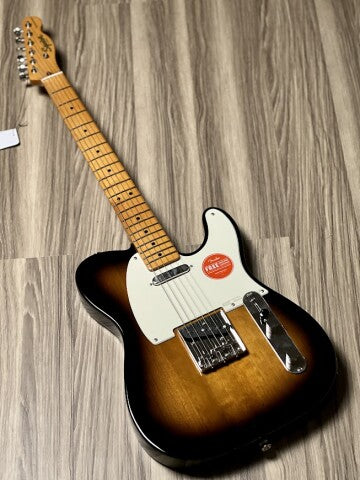 Squier FSR Classic Vibe 50s Telecaster with Maple FB in 2-Tone Sunburst