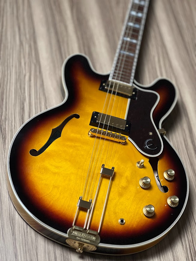 Epiphone Sheraton (Frequensator) in Vintage Sunburst with Bag