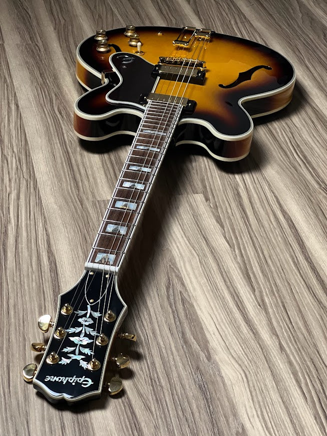 Epiphone Sheraton (Frequensator) in Vintage Sunburst with Bag
