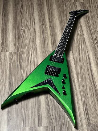 Kramer Dave Mustaine Vanguard Rust In Peace in Alien Tech Green with Hard Case