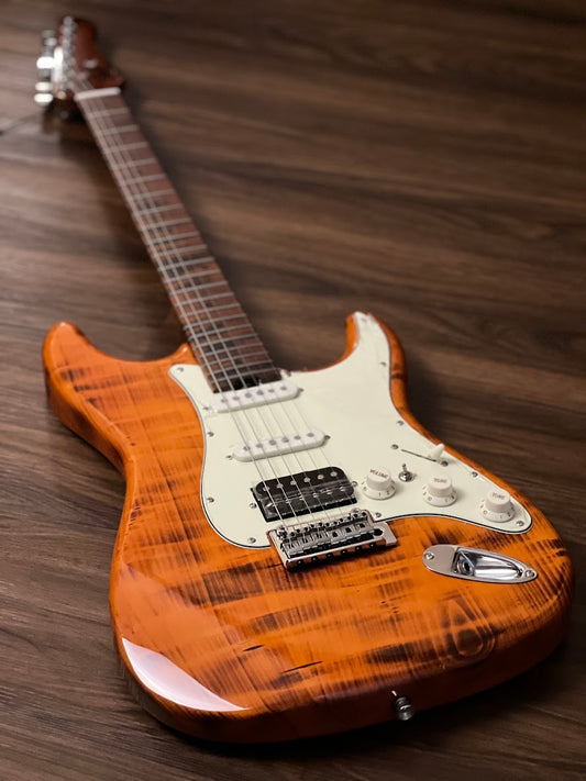 SQOE SEST980 HSS Roasted Maple Series in Torched Natural