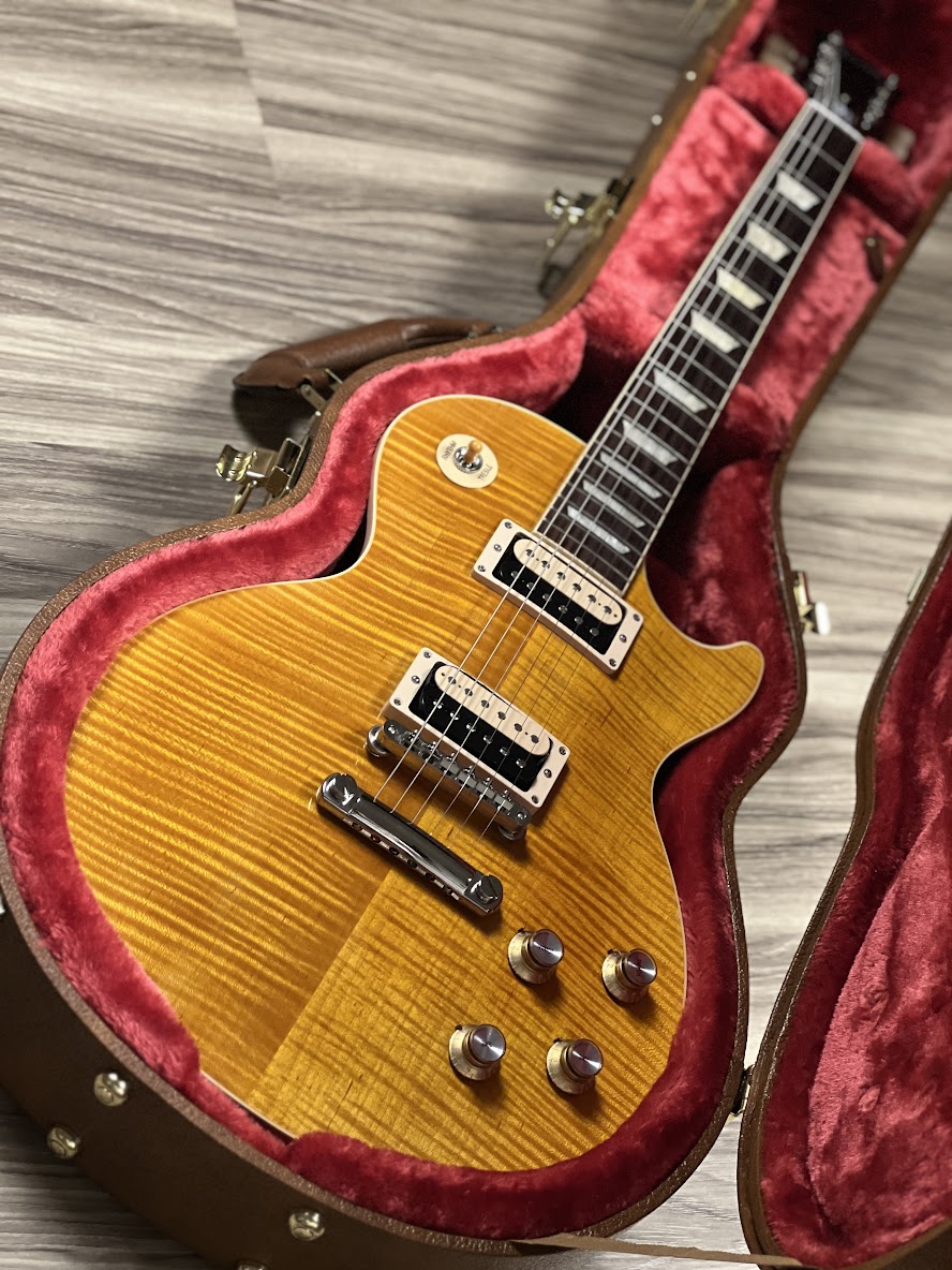 Gibson Slash Les Paul Standard - สีเหลืองอำพันแห่งความอยากอาหาร 219000143 