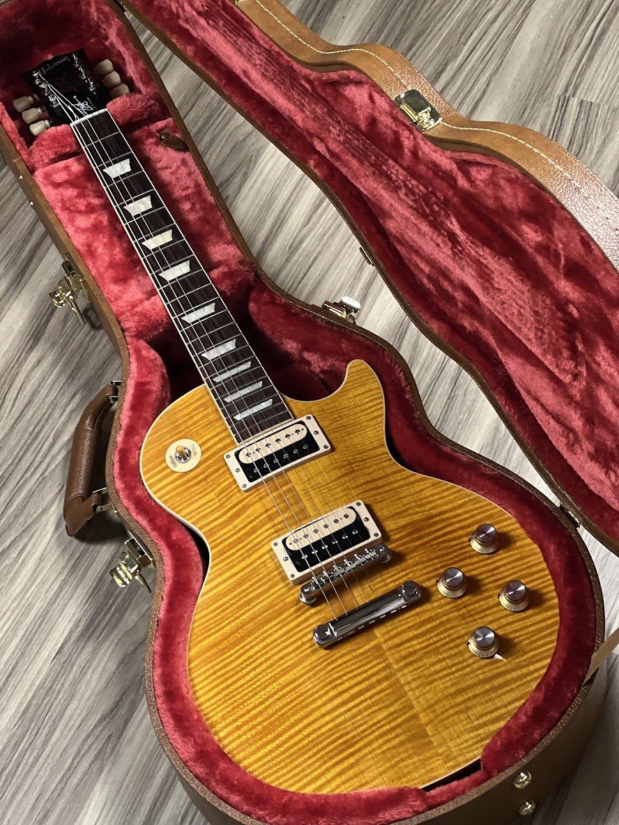 Gibson Slash Les Paul Standard - สีเหลืองอำพันแห่งความอยากอาหาร 219000143 