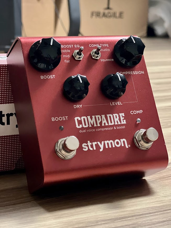 Strymon Compadre Dual Voice Compressor & Boost Guitar Effects Pedal –