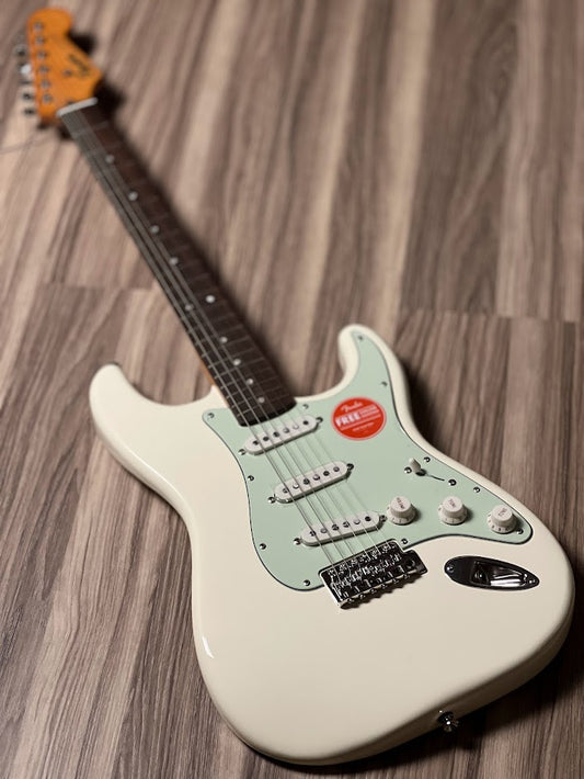 Squier FSR Classic Vibe 60s Stratocaster with Indian Laurel FB in Olympic White