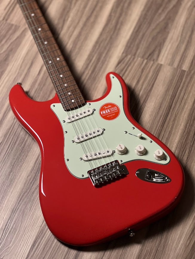 Squier FSR Classic Vibe 60s Stratocaster with Indian Laurel FB in Fiesta Red