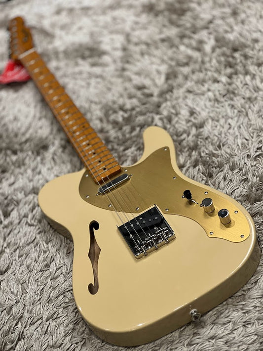 Squier FSR Classic Vibe 60s Telecaster Thinline with Maple FB in Desert Sand