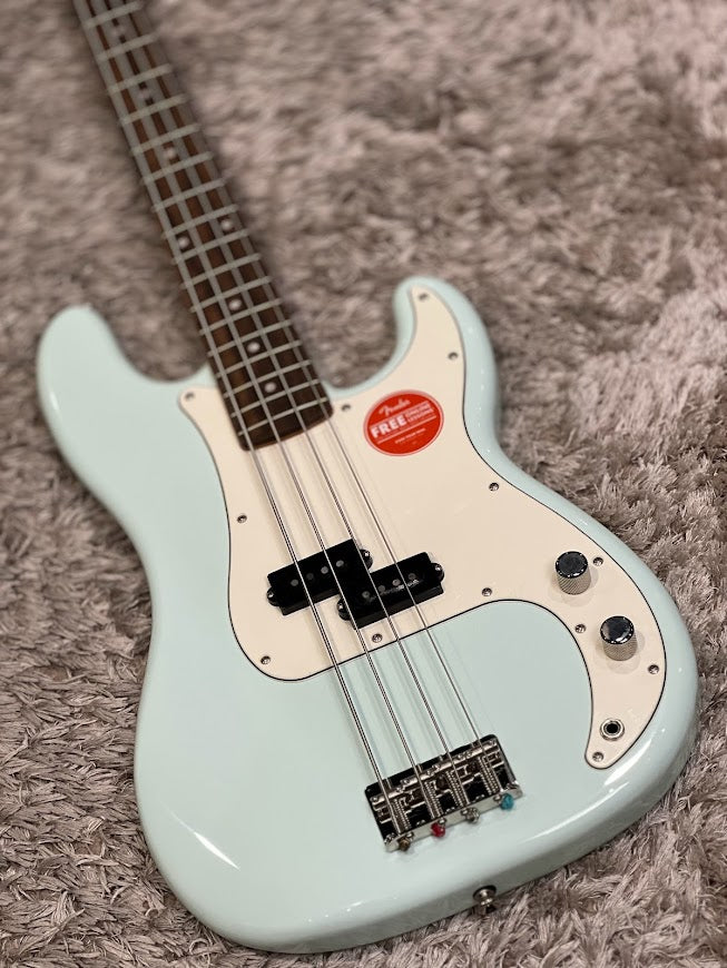 Squier FSR Classic Vibe 60s Precision Bass Guitar with Laurel FB in Sonic Blue