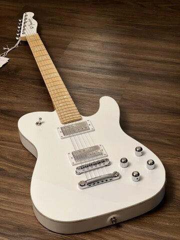 Fender Japan Scandal Haruna Telecaster with Maple FB in Arctic White Boost