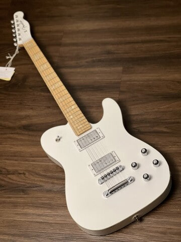 Fender Japan Scandal Haruna Telecaster with Maple FB in Arctic White Boost