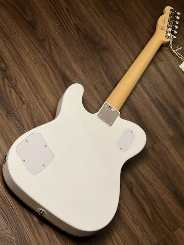 Fender Japan Scandal Haruna Telecaster with Maple FB in Arctic White Boost