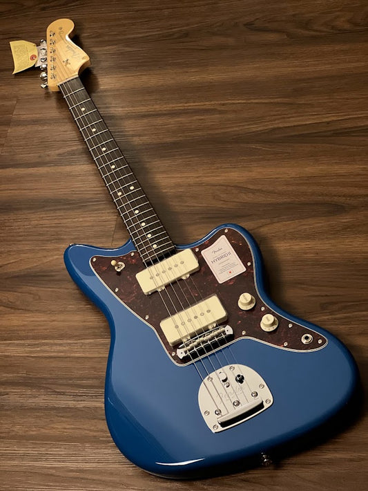 Fender Japan Hybrid II Jazzmaster with RW FB in Forest Blue