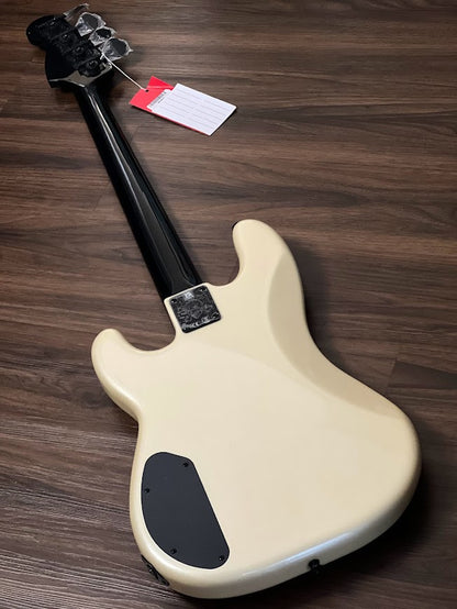 Fender Duff McKagan Precision Bass Guitar w/ Gigbag with RW FB in Pearl White
