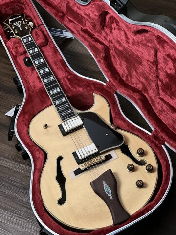 Ibanez LGB30-NT George Benson Signature Electric Guitar w/Case in Natural