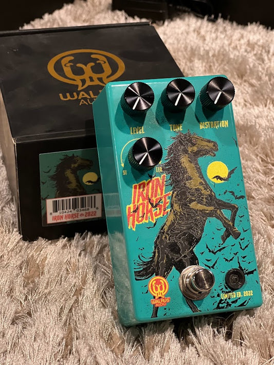 Walrus Audio Iron Horse LM308 Distortion V3 Guitar Effects Pedal, Halloween 2022