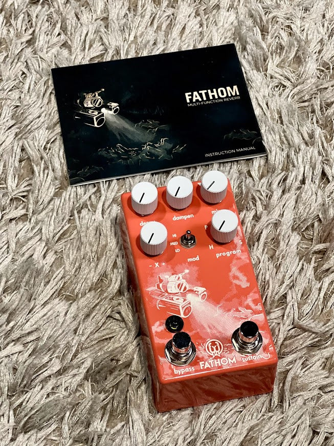 Fathom Reverb Schematic Walrus Audio Fathom Multi-Function Reverb in Coral Series ...