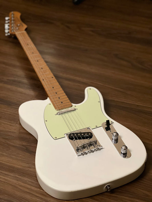 SQOE SETL300 Roasted Maple Series in Artic White