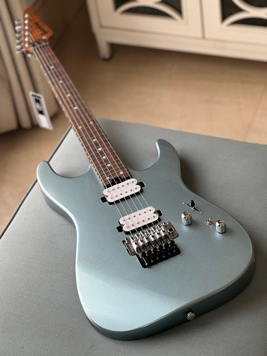 Soloking MS-1 Custom 24 HH FR Elite สี Ice Blue Metallic 