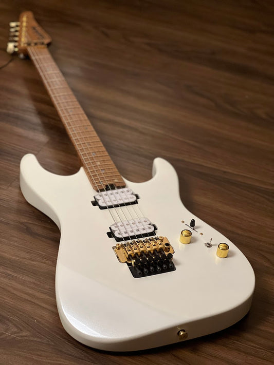 Soloking MS-1 Custom 24 HH FR FMN Elite in Pearl White