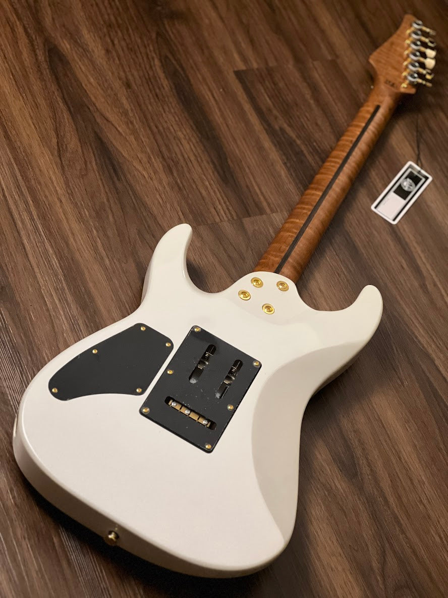 Soloking MS-1 Custom 24 HH FR FMN Elite in Pearl White