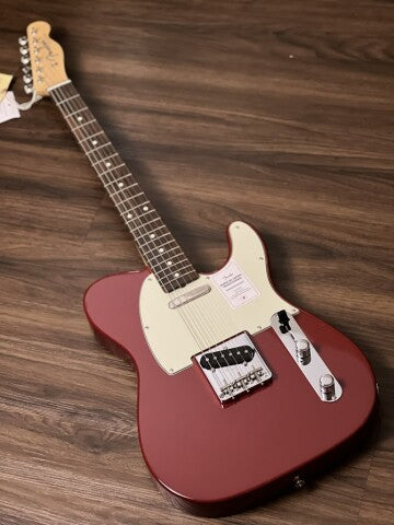 Fender Japan Traditional II 60s Telecaster พร้อม RW FB สี Aged Dakota Red