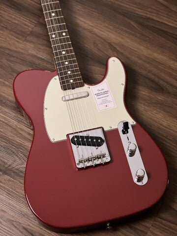 Fender Japan Traditional II 60s Telecaster with RW FB in Aged Dakota Red