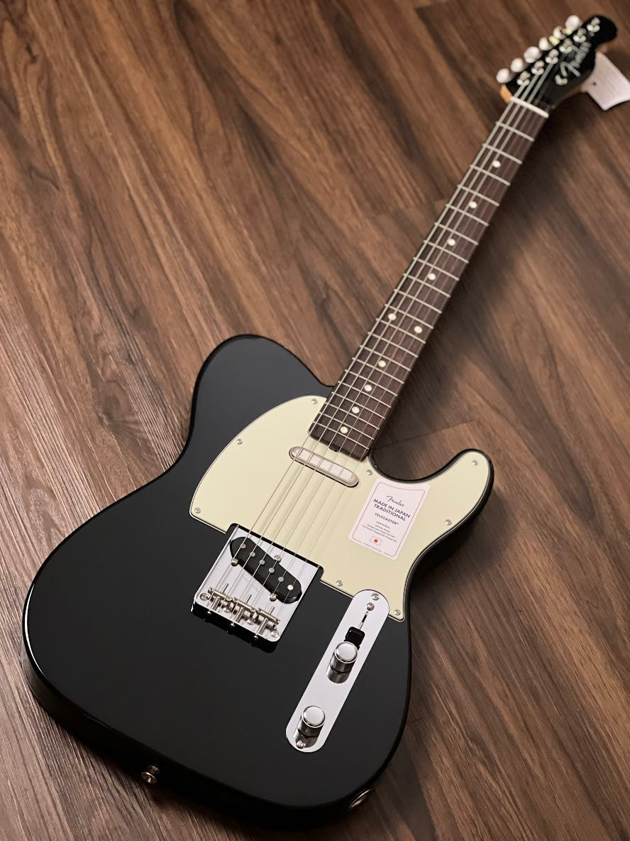 Fender Japan Traditional II 60s Telecaster with RW FB in Black