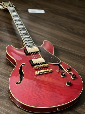 กีตาร์โปร่ง-ไฟฟ้า Ibanez Artcore AS93FM-TCD ​​Expressionist สี Transparent Cherry Red