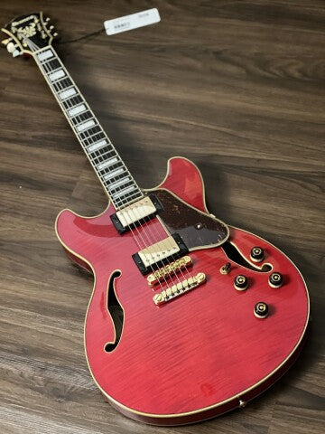 กีตาร์โปร่ง-ไฟฟ้า Ibanez Artcore AS93FM-TCD ​​Expressionist สี Transparent Cherry Red