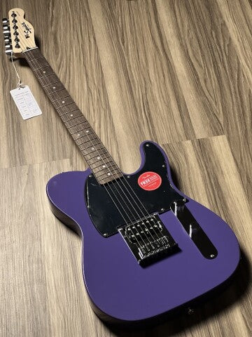 Squier Sonic Esquire H w/Black Pickguard with Laurel FB in Ultraviolet