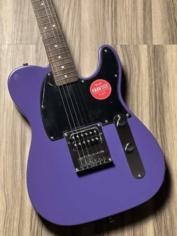 Squier Sonic Esquire H w/Black Pickguard with Laurel FB in Ultraviolet