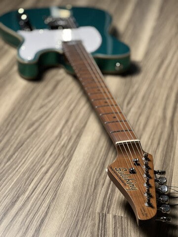 Soloking T-1B Vintage MKII with Roasted Maple Neck and FB in Sherwood Green Metallic