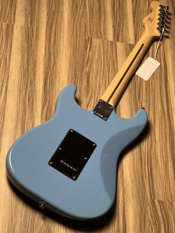 Squier Sonic Stratocaster w/Black Pickguard with Laurel FB in California Blue