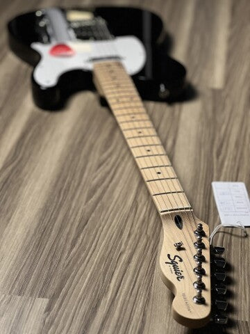 Squier Sonic Telecaster w/White Pickguard with Maple FB in Black