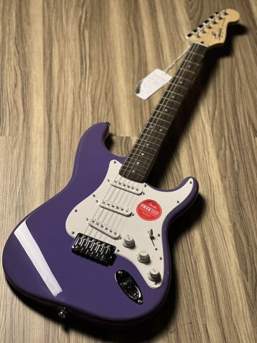 Squier Sonic Stratocaster w/White Pickguard with Laurel FB in Ultraviolet